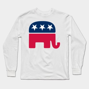 Republican Elephant Logo Long Sleeve T-Shirt